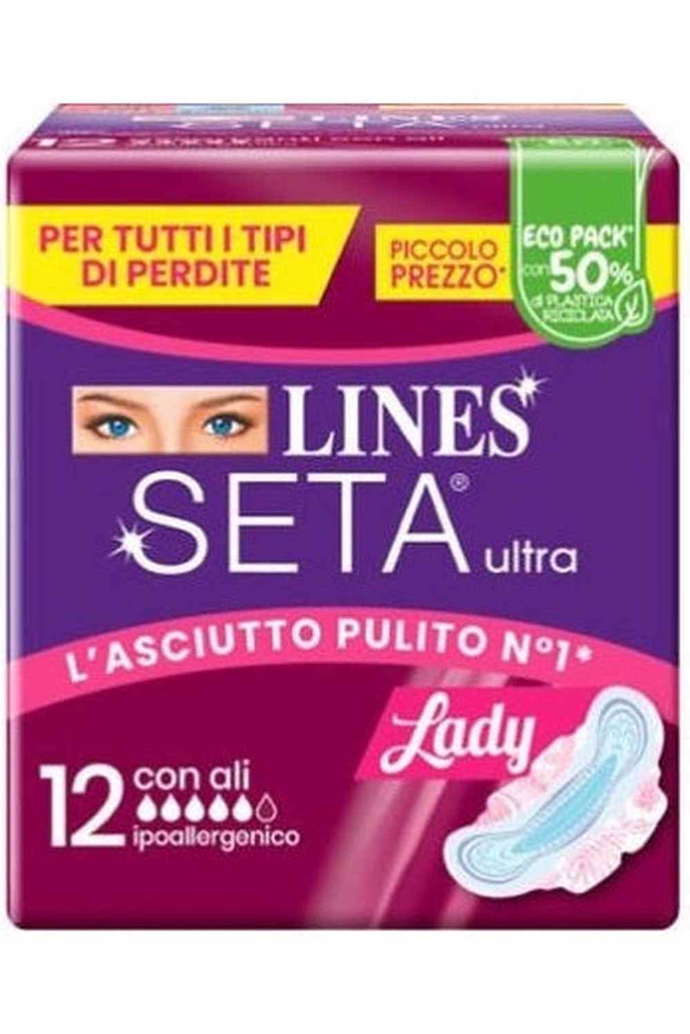 Lines Seta Ultra Lady con Ali Formato Convenienza x24