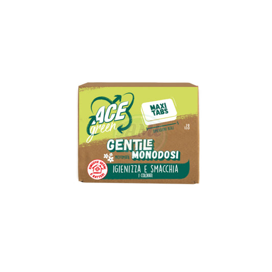 ACE GREEN GENTILE MAXI TABS PZ.18 Pz 10