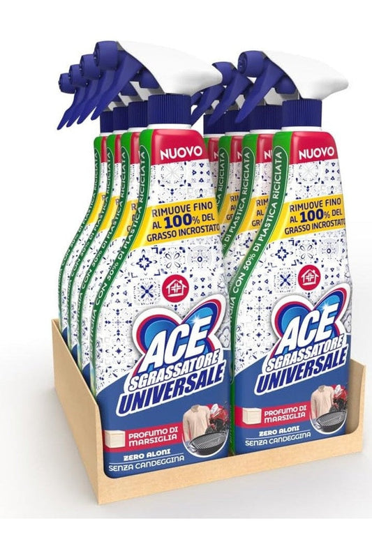 ACE Spray Sgrassatore Universale Marsiglia Senza Candeggina 600 ml 10pz