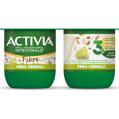 ACTIVIA FIBRE PERA/CEREALI GR.125X4 Pz 6