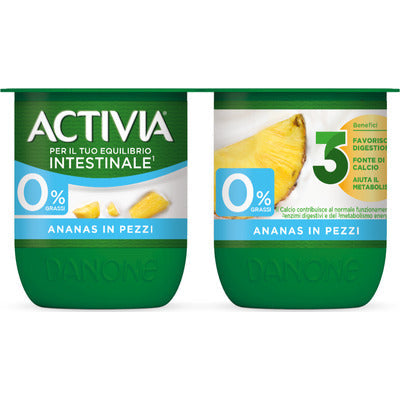 ACTIVIA YOGURT 0% ANANAS GR.125X4 Pz 6