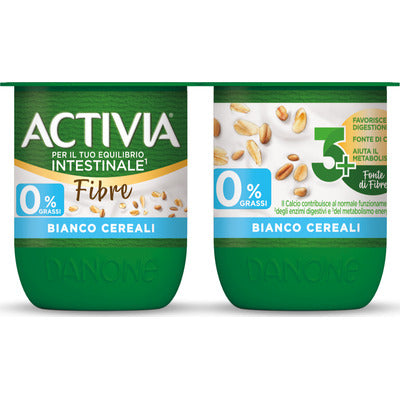 ACTIVIA FIBRE 0% BIANCO CEREALI G125X4 Pz 6