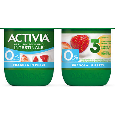 ACTIVIA YOGURT 0% FRAGOLA GR.125X4 Pz 6