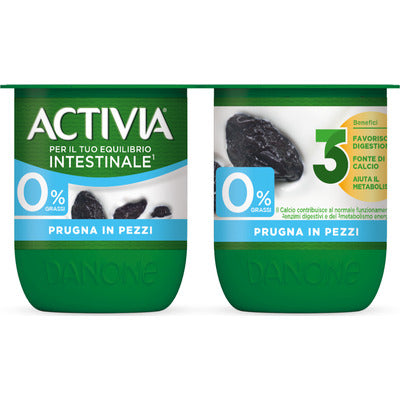 ACTIVIA YOGURT 0% PRUGNA GR.125X4 Pz 6