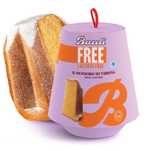 Bauli Pandoro Senza Lattosio 700 g  Dolce Tradizionale Soffice e Leggero