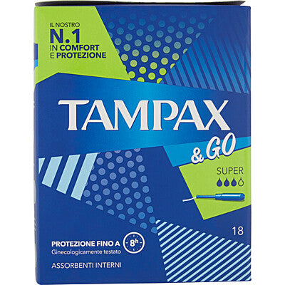 TAMPAX & GO SUPER PZ.18 6 PZ