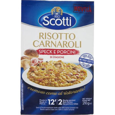 SCOTTI RISOTTO SPECK E PORCINI GR.210 5 PZ.