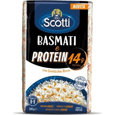 SCOTTI RISO BASMATI PROTEIN GR.500 12 PZ.