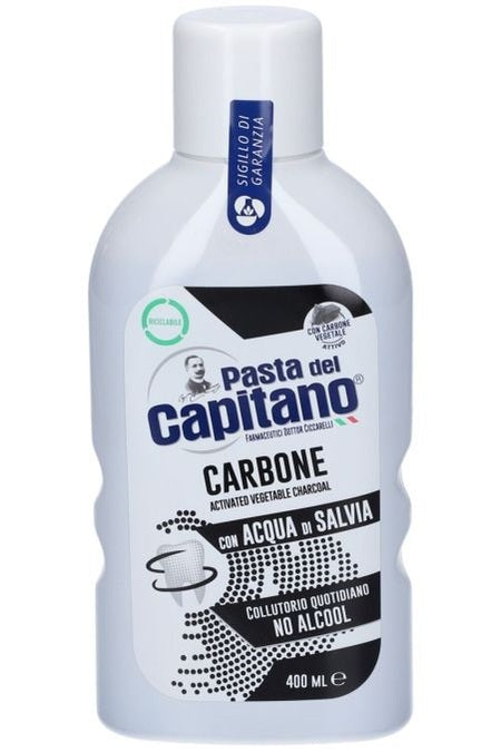 Collutorio Pasta del Capitano 400ml Carbone 6pz