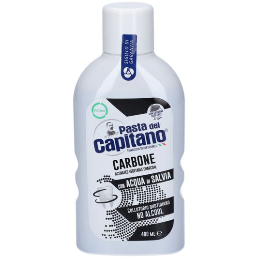 Collutorio Pasta del Capitano 400ml Carbone 6pz