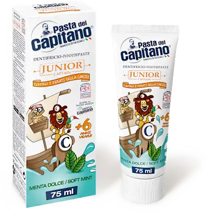 Dentifricio Pasta del Capitano Junior 75ml 12pz