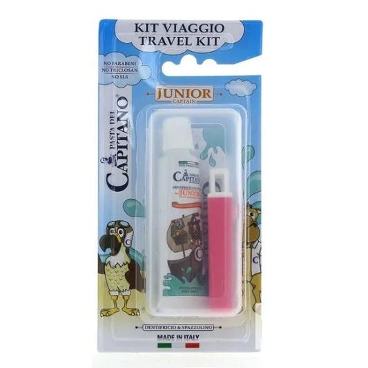 Dentifricio e Spazzolino da Viaggio Pasta del Capitano Junior 12pz
