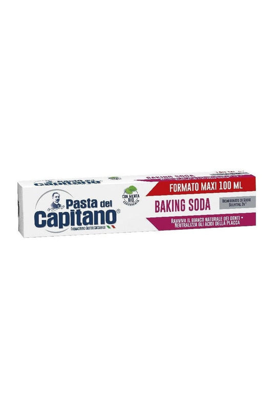 Dentifricio Pasta del Capitano 100ml Baking Soda 12pz