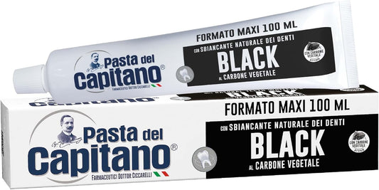 Dentifricio Pasta del Capitano 100ml Carbone 12pz