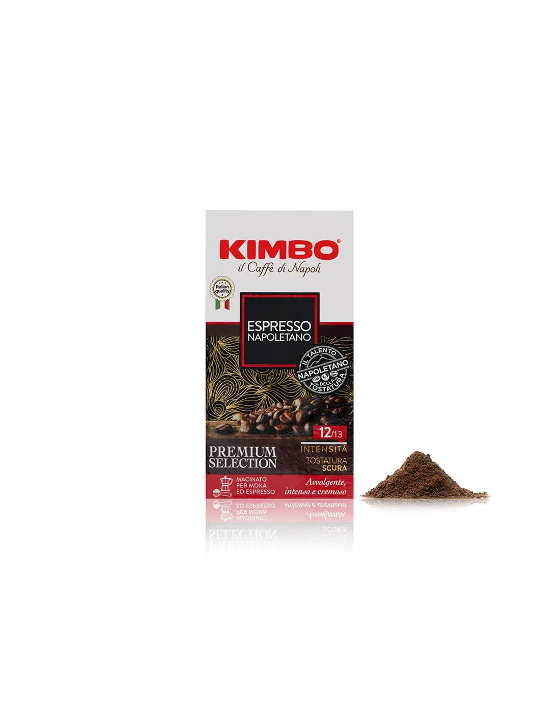 Kimbo Caffè Gusto di Napoli 250g Macinato Moka Intenso 5 pz