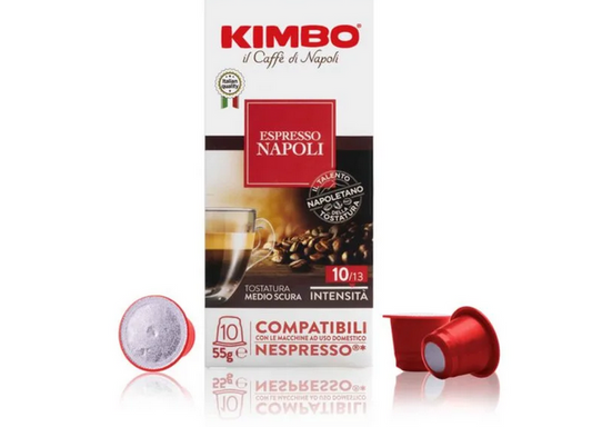Kimbo Capsule Espresso Napoli 15pz Compatibili Nespresso