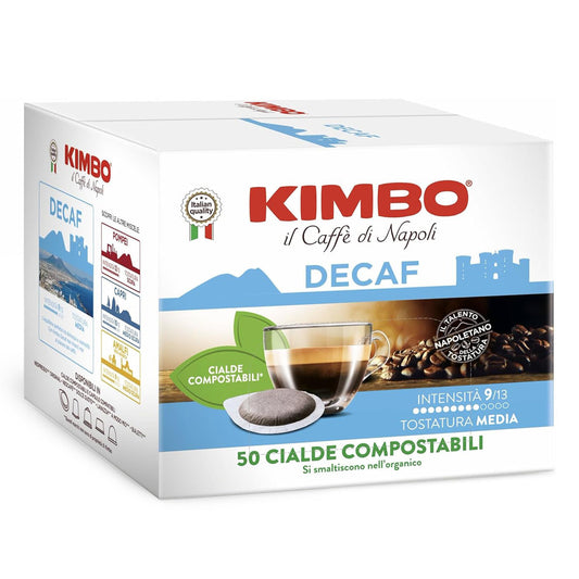 Kimbo Cialde Caffè Decaffeinato 15pz ESE 44mm Compatibili 6pz