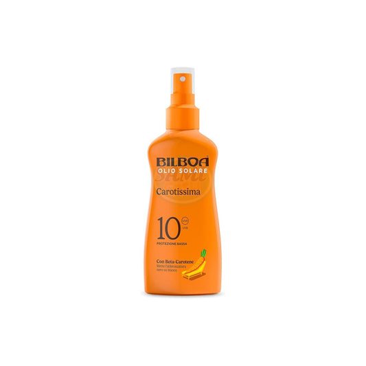 OLIO SOLARE BILBOA CAROTISSIMA SPRAY SPF 10 200 ML