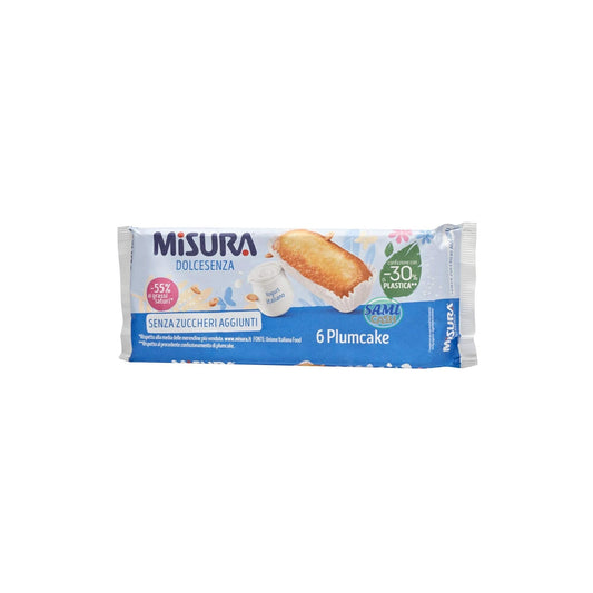 Misura Dolcesenza Plumcake allo Yogurt  confezione da 6 pz, 190g.