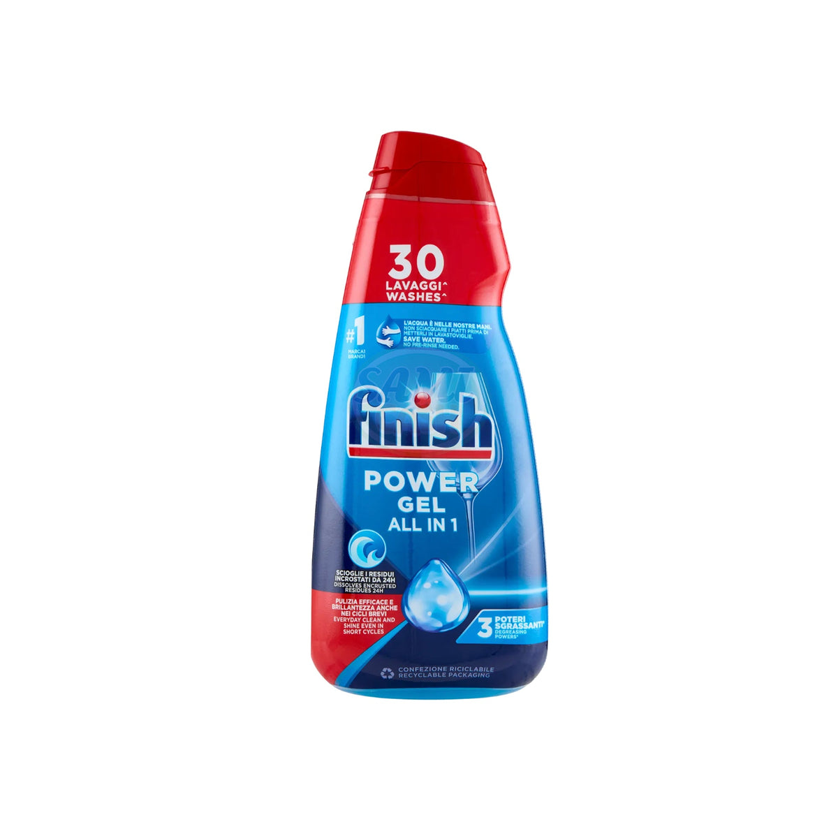 FINISH GEL POWER ALL 1 600 ML FRESH 7 Pack