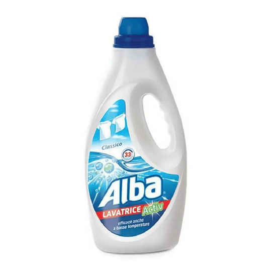 Alba Classico Detersivo Lavatrice 1850ml  33 Lavaggi x 4