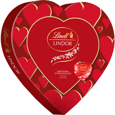 LINDOR SCATOLA CUORE LATTE GR.96 18 PZ.