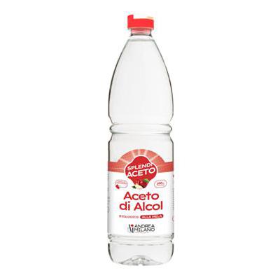 Aceto di Alcol Andrea Milano 1L PET  Gusto Fresco alla Mela 12pz