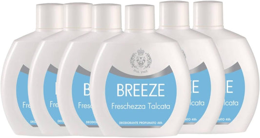 Breeze Deo Squeeze Talcato 100ml 6pz Deodorante 24h