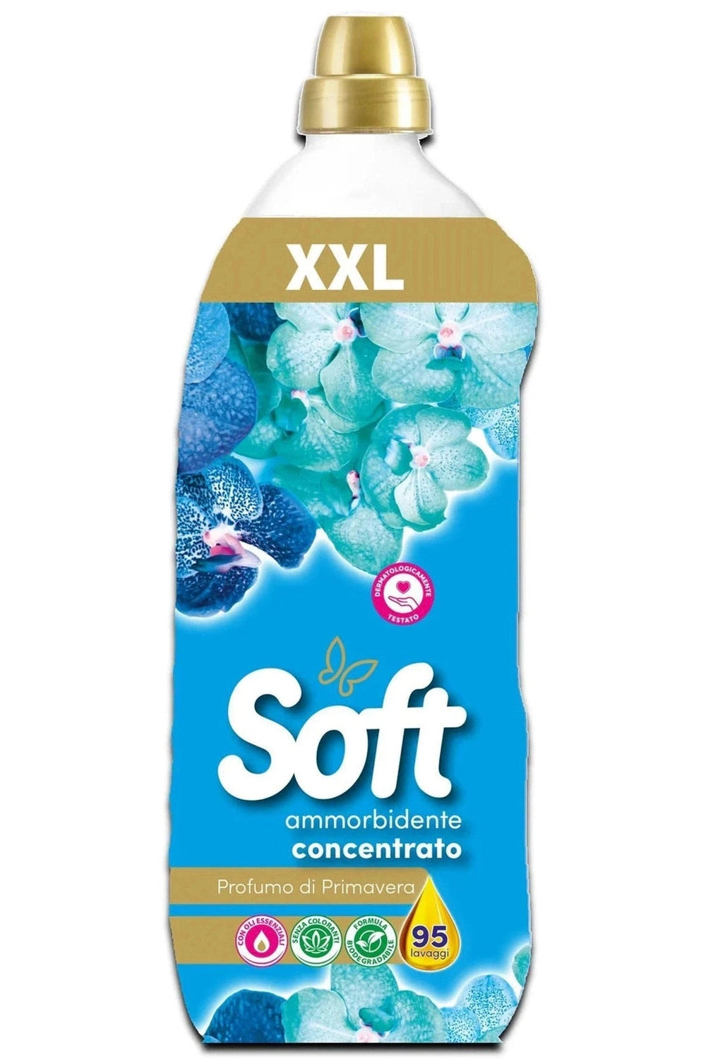 Soft Ammorbidente Concentrato 2L 95 Lavaggi Primavera Floreale Bucato x 6 pz