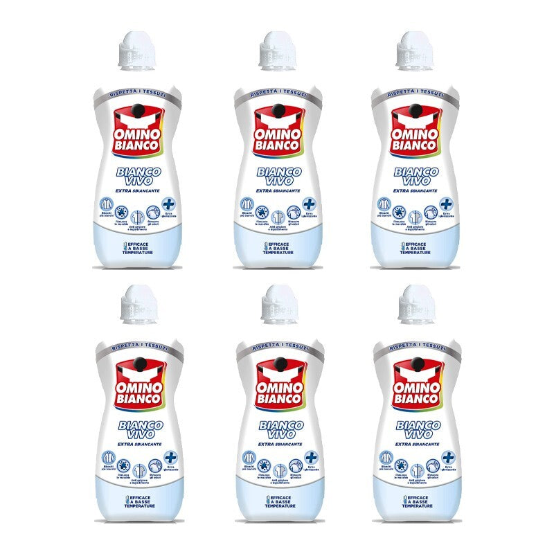 Omino Bianco Vivo 900ml Additivo Bucato Smacchiante 900ml 6 pz
