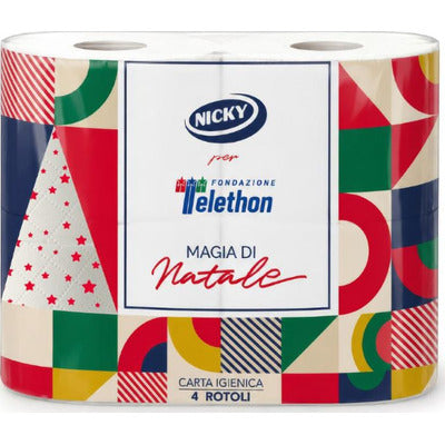 NICKY IGIENICA NATALE TELETHON PZ.4 7 PZ