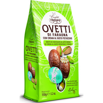 CRISPO OVETTI CIOCCOLATO/PISTACCHIO 150 7 PZ.