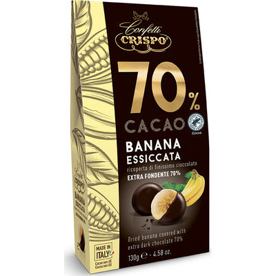 CRISPO BANANA RIC.CIOCCOL FOND70% G130 6 PZ.