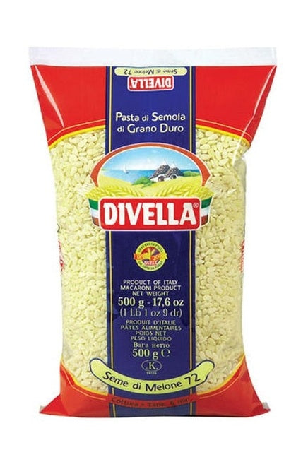 Divella Pasta di Semola  Seme di Melone N72, 500g 24pz