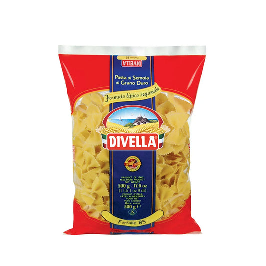 Divella Pasta di Semola  Farfalle N85, 500g 24pz
