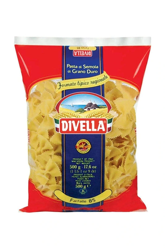 Divella Pasta di Semola  Farfalle N85, 500g 24pz