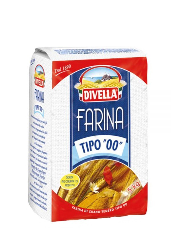 FARINA DIVELLA 1KG TIPO 00 - 10pz
