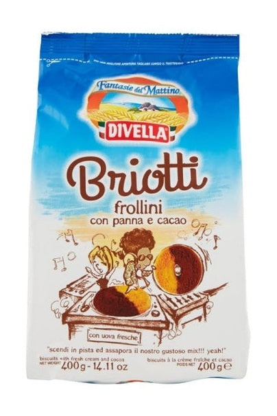 Divella Briotti Pan Cacao 400g Biscotti Croccanti 6pz