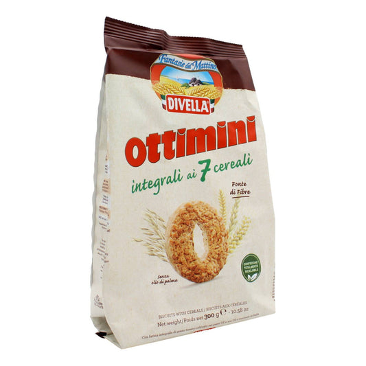 Divella Ottimini Integrali 7 Cereali 300g Biscotti 6pz