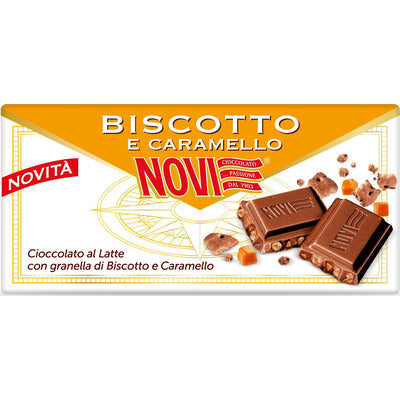 NOVI TAVOLETTA BISCOT.CARAMELLO GR.100 3 PZ.
