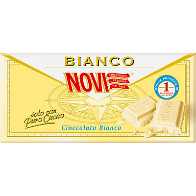 NOVI TAVOLETTA CIOCCOLATO BIANCO GR.100 12 PZ.
