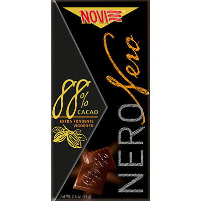 NOVI NERO NERO 88% CACAO GR.75 20 PZ.