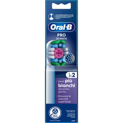 ORAL B VITALITY 2 RICAMBI 3D WHITE 12 PZ