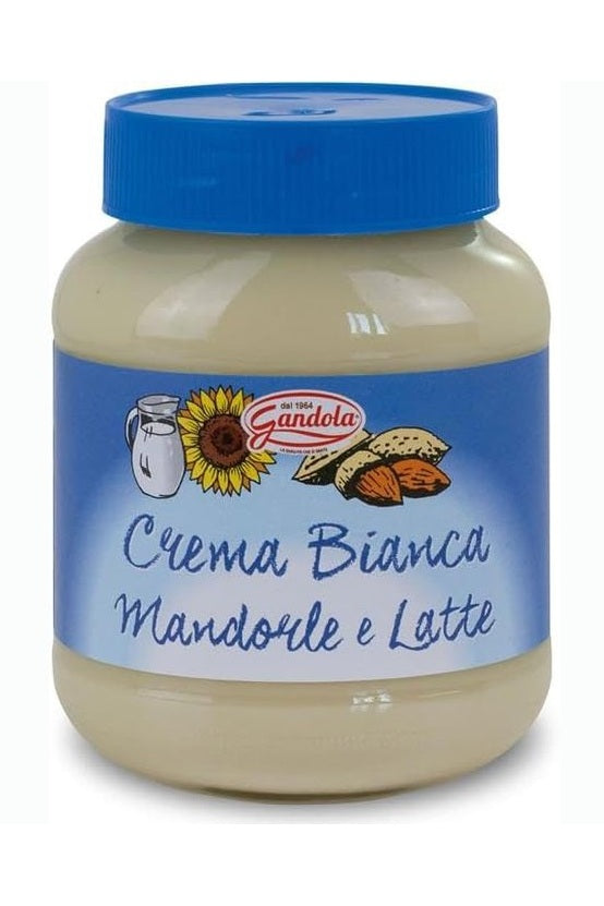 Crema Spalmabile Bianca Mandorla Latte 350g Dolce