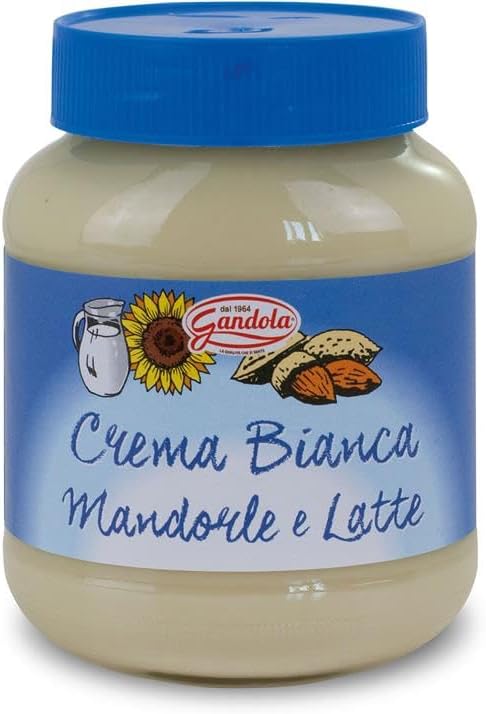 Crema Spalmabile Bianca Mandorla Latte 350g Dolce