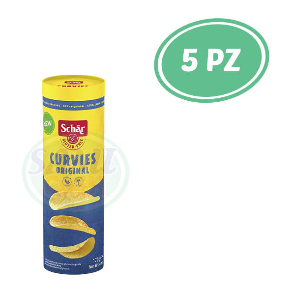 SCHAR GLUTEN FREE CURVIES ORIGINAL 170 5 pz