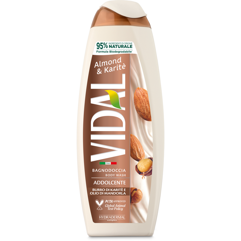 Vidal Bagnoschiuma 500ml ALMOND & KARITE'