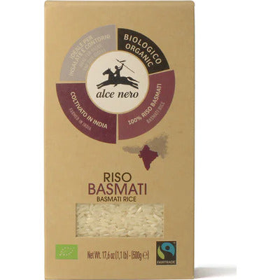 ALCE NERO RISO BASMATI BIO GR.500 12 PZ.