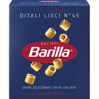 BARILLA 045 DITALI LISCI GR.500 16 PZ.