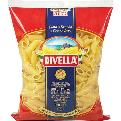 DIVELLA 042 MEZZE PENNE RIGATE GR.500 6 PZ.